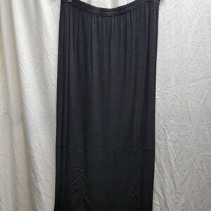 Sophie Finzi Black Pencil Skirt with Drawstring Bottom